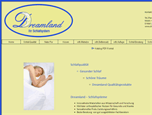 Tablet Screenshot of dreamland.co.at